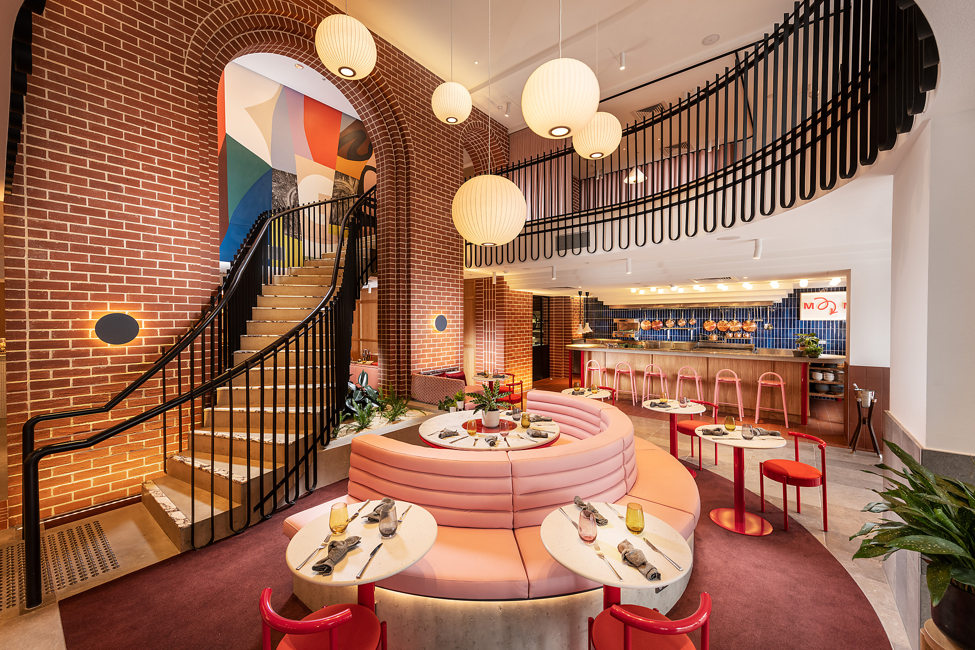 Interior photograph of Hotel Indigo by Adam Bruzzone photography